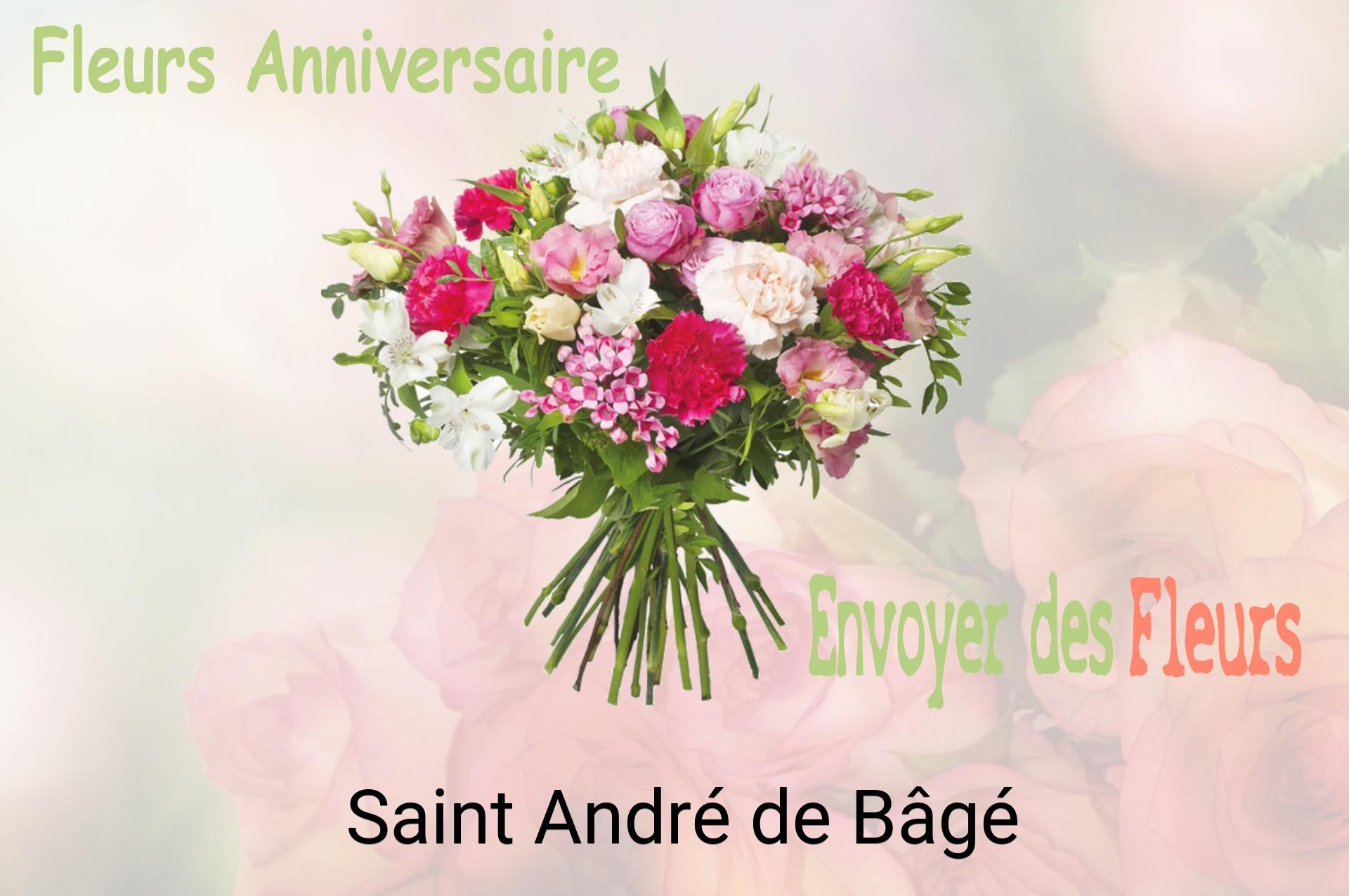 Bouquet de fleurs d’anniversaire livré à Saint-André-de-Bâgé